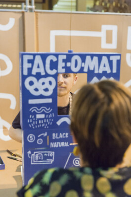 Face-o-mat by Tobias Gutmann, Melbourne Tobias Gutmann - Face-o-mat / Sai Bot