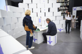 Face-o-mat and Sai Bot by Tobias Gutmann, Schwarzes Café, Löwenbräu, Barbara Seiler Gallery, Zurich Tobias Gutmann - Face-o-mat / Sai Bot