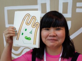 Face-o-mat portrait - Tobias Gutmann, 2015, ink on paper, Melbourne Tobias Gutmann - Face-o-mat / Sai Bot