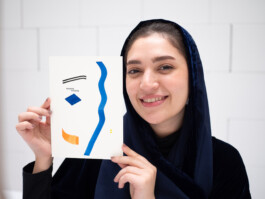 Face-o-mat portrait - Tobias Gutmann, 2024, ink on paper, 22x16 cm, Ithra Center, Dhahran, Saudi Arabia Tobias Gutmann - Face-o-mat / Sai Bot