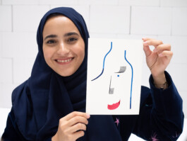 Face-o-mat portrait - Tobias Gutmann, 2024, ink on paper, 22x16 cm, Ithra Center, Dhahran, Saudi Arabia Tobias Gutmann - Face-o-mat / Sai Bot