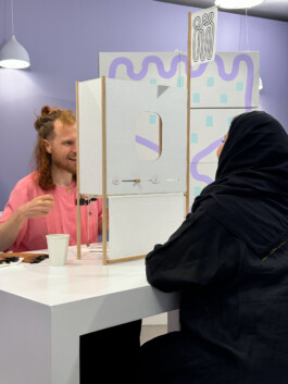 Face-o-mat by Tobias Gutmann, Misk At Institute, Riyadh Tobias Gutmann - Face-o-mat / Sai Bot