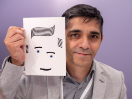 Face-o-mat Portrait by Tobias Gutmann, Misk At Institute, Riyadh Tobias Gutmann - Face-o-mat / Sai Bot