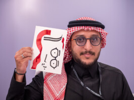 Face-o-mat Portrait by Tobias Gutmann, Misk At Institute, Riyadh Tobias Gutmann - Face-o-mat / Sai Bot