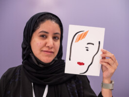 Face-o-mat Portrait by Tobias Gutmann, Misk At Institute, Riyadh Tobias Gutmann - Face-o-mat / Sai Bot