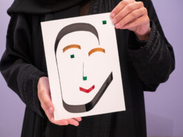 Face-o-mat Portrait by Tobias Gutmann, Misk At Institute, Riyadh Tobias Gutmann - Face-o-mat / Sai Bot