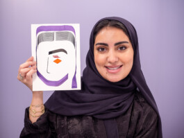 Face-o-mat Portrait by Tobias Gutmann, Misk At Institute, Riyadh Tobias Gutmann - Face-o-mat / Sai Bot