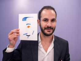 Face-o-mat Portrait by Tobias Gutmann, Misk At Institute, Riyadh Tobias Gutmann - Face-o-mat / Sai Bot