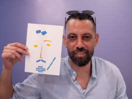 Face-o-mat Portrait by Tobias Gutmann, Misk At Institute, Riyadh Tobias Gutmann - Face-o-mat / Sai Bot