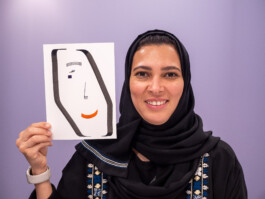 Face-o-mat Portrait by Tobias Gutmann, Misk At Institute, Riyadh Tobias Gutmann - Face-o-mat / Sai Bot