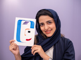 Face-o-mat Portrait by Tobias Gutmann, Misk At Institute, Riyadh Tobias Gutmann - Face-o-mat / Sai Bot