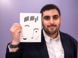 Face-o-mat Portrait by Tobias Gutmann, Misk At Institute, Riyadh Tobias Gutmann - Face-o-mat / Sai Bot