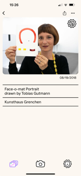 Face-o-mat Portrait App, by Tobias Gutmann Tobias Gutmann - Face-o-mat / Sai Bot